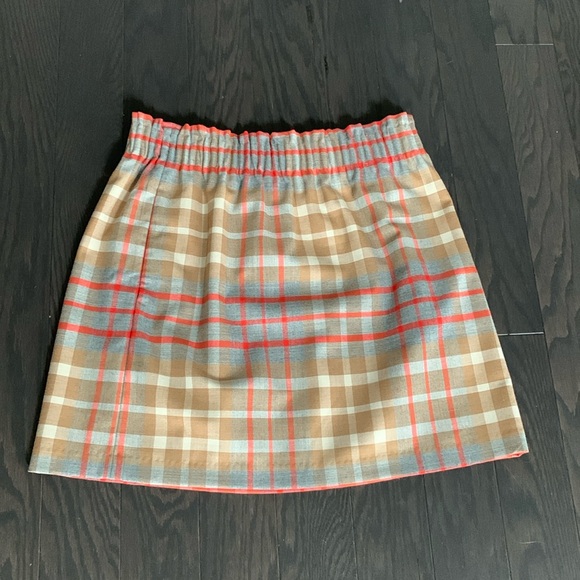 J. Crew Elastic Waisted Plaid Skirt - Picture 1 of 6